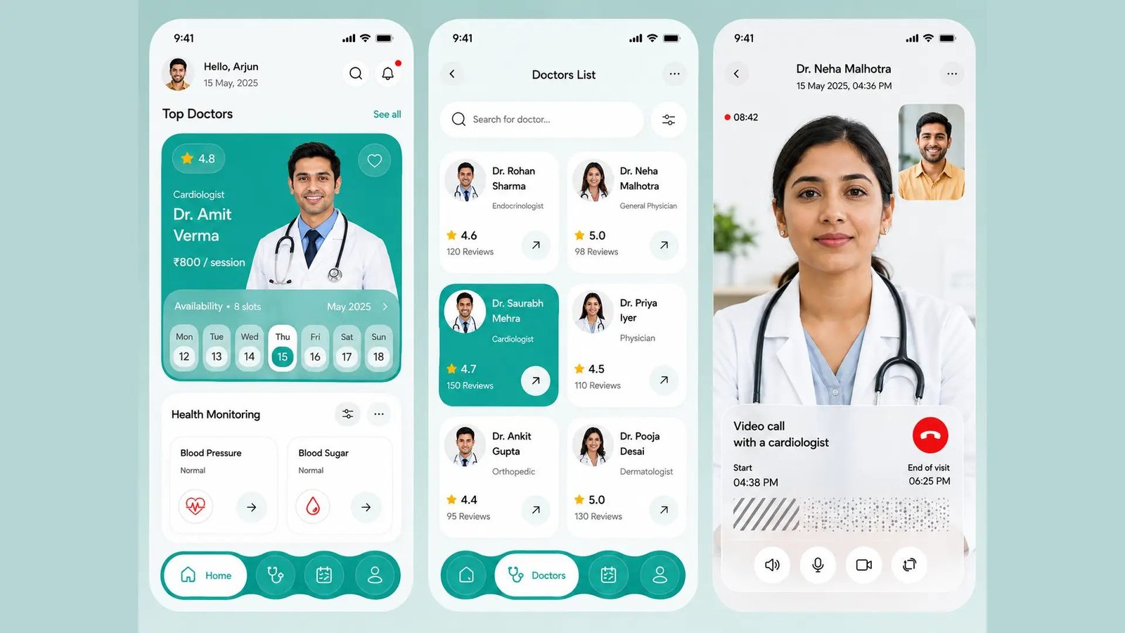 Healthcare booking app